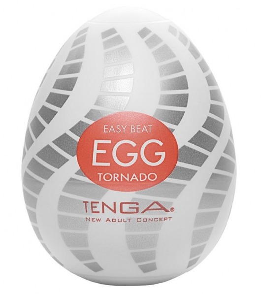 Мастурбатор-яйцо EGG Tornado - Tenga - в Люберцах купить с доставкой