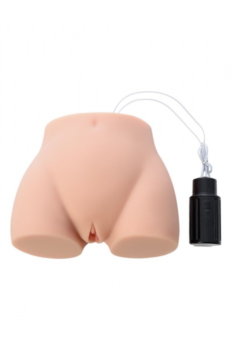 Мастурбатор-полуторс Cherry с вибрацией и двумя любовными тоннелями - KOKOS - в Люберцах купить с доставкой