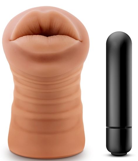 Кофейный мастурбатор-ротик Isabella - Blush Novelties - в Люберцах купить с доставкой