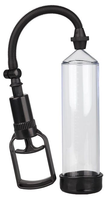 Прозрачная вакуумная помпа TRIGGER HANDLE PENIS PUMP - Dream Toys - в Люберцах купить с доставкой