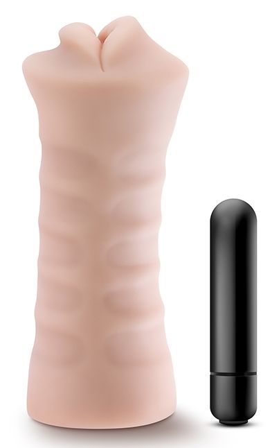 Телесный мастурбатор-ротик Angie - Blush Novelties - в Люберцах купить с доставкой