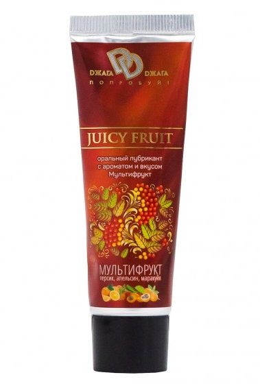 Интимный съедобный лубрикант JUICY FRUIT с ароматом фруктов - 30 мл. - БиоМед - купить с доставкой в Люберцах
