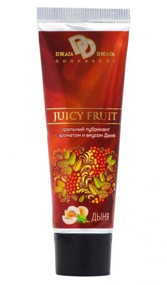 Интимный съедобный лубрикант JUICY FRUIT с ароматом дыни - 30 мл. - БиоМед - купить с доставкой в Люберцах