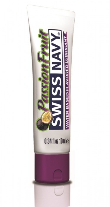 Лубрикант Swiss Navy Passion Fruit Lube с ароматом маракуйи - 10 мл. - Swiss navy - купить с доставкой в Люберцах