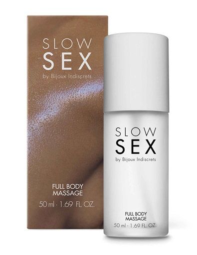 Массажный гель Slow Sex Full Body Massage - 50 мл. - Bijoux Indiscrets - купить с доставкой в Люберцах