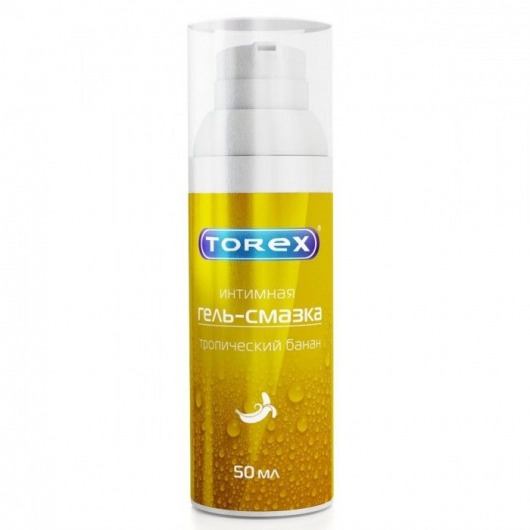 Гель-смазка на водной основе Torex  Тропический банан  - 50 мл. - Torex - купить с доставкой в Люберцах