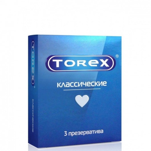 Гладкие презервативы Torex  Классические  - 3 шт. - Torex - купить с доставкой в Люберцах
