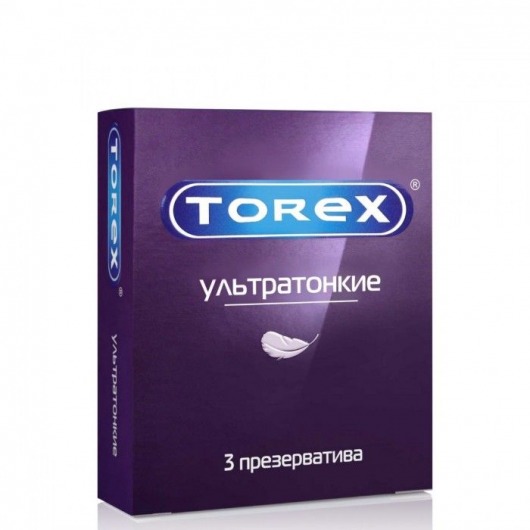 Презервативы Torex  Ультратонкие  - 3 шт. - Torex - купить с доставкой в Люберцах