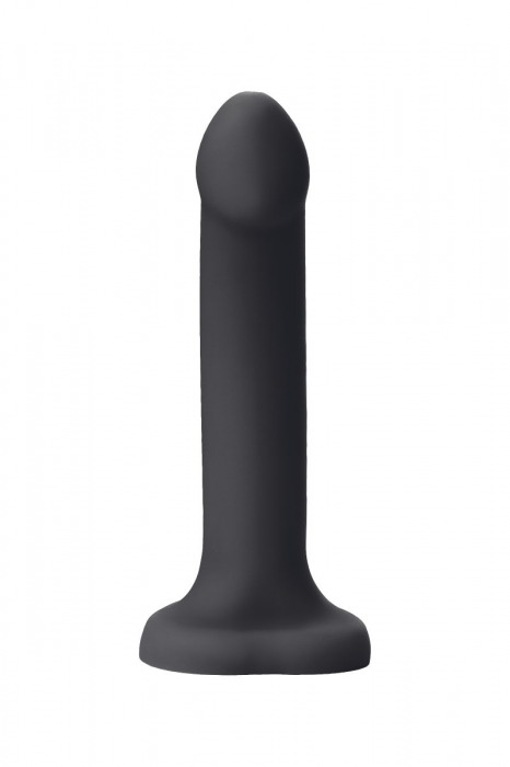 Черный фаллос с имитацией эякуляции Silicon Cum Dildo L - 19,6 см. - Strap-on-me - купить с доставкой в Люберцах