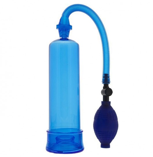 Синяя вакуумная помпа MENZSTUFF PENIS ENLARGER - Dream Toys - в Люберцах купить с доставкой