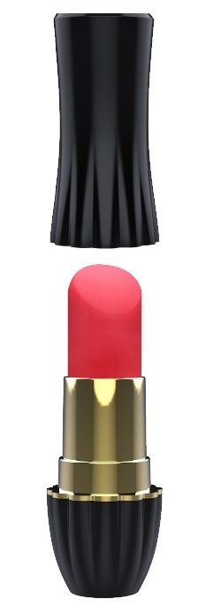 Клиторальный стимулятор-помада LIPSTICK - 9,3 см. - Dream Toys - купить с доставкой в Люберцах