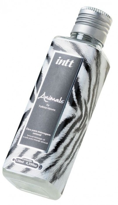Массажное масло ANIMALS by Fatima Moura с возбуждающим эффектом - 130 мл. - INTT - купить с доставкой в Люберцах