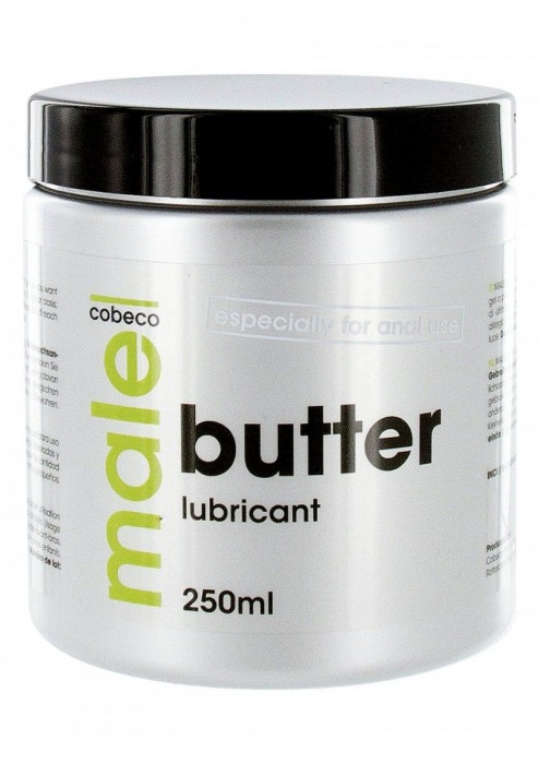 Анальный лубрикант MALE Cobeco Butter Lubricant - 250 мл. - Cobeco - купить с доставкой в Люберцах