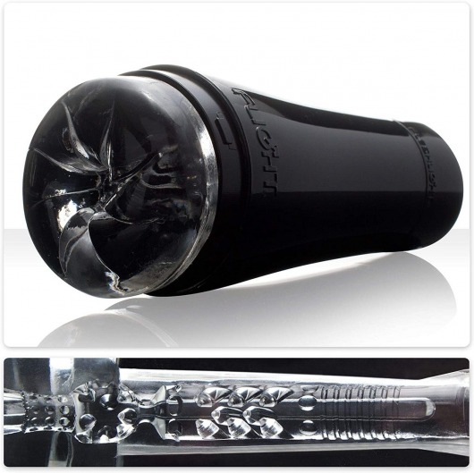 Черный мастурбатор-анус Fleshlight - Flight Pilot - Fleshlight - в Люберцах купить с доставкой