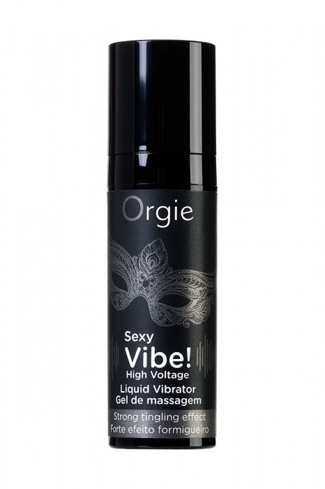 Гель для массажа ORGIE Sexy Vibe High Voltage с эффектом вибрации - 15 мл. - ORGIE - купить с доставкой в Люберцах