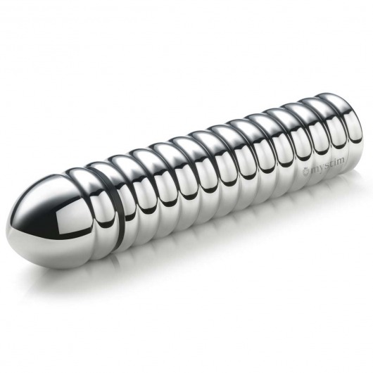 Рельефный фаллос для интенсивного электросекса Groovey George - 20 см. - MyStim - купить с доставкой в Люберцах