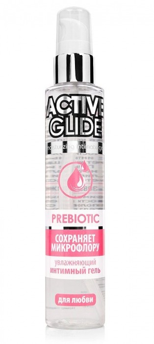 Увлажняющий интимный гель Active Glide Prebiotic - 100 гр. - Биоритм - купить с доставкой в Люберцах