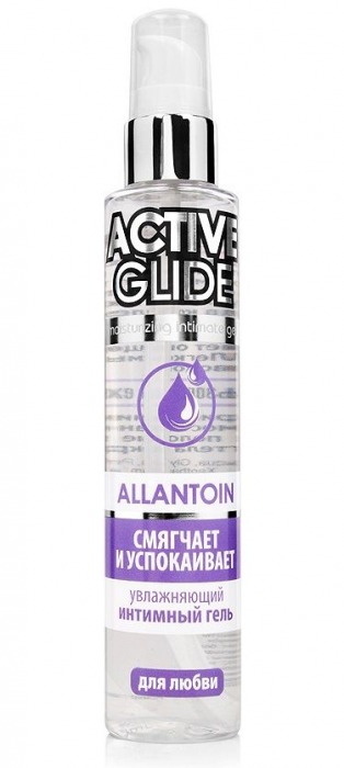 Увлажняющий интимный гель Active Glide Allantoin - 100 гр. - Биоритм - купить с доставкой в Люберцах