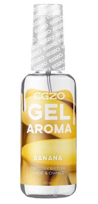 Интимный лубрикант EGZO AROMA с ароматом банана - 50 мл. - EGZO - купить с доставкой в Люберцах