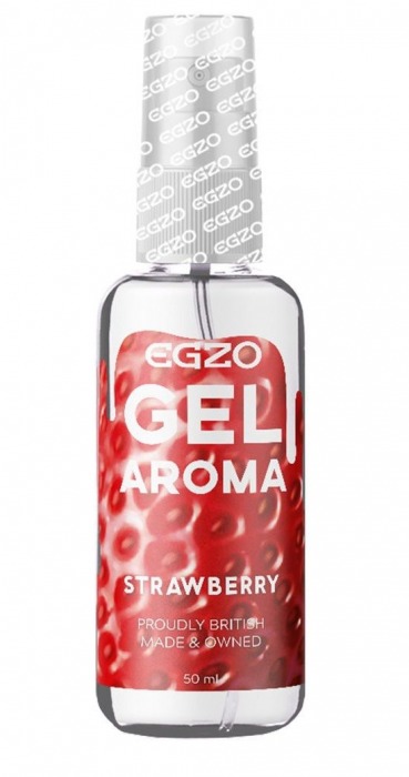 Интимный лубрикант EGZO AROMA с ароматом клубники - 50 мл. - EGZO - купить с доставкой в Люберцах