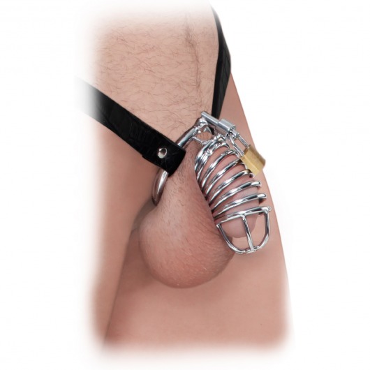 Кольцо верности Extreme Chastity Belt с фиксацией головки - Pipedream - купить с доставкой в Люберцах