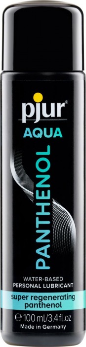 Лубрикант на водной основе с пантенолом pjur AQUA Panthenol - 100 мл. - Pjur - купить с доставкой в Люберцах