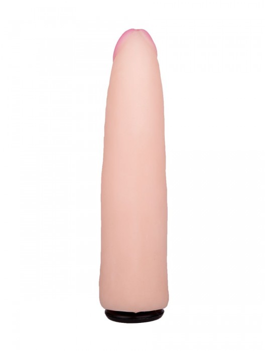 Пояс-трусики с насадкой Glamour - 17 см. - LOVETOY (А-Полимер) - купить с доставкой в Люберцах