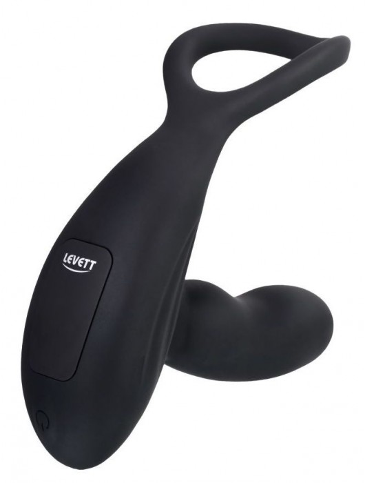 Черный стимулятор простаты Maud с вибрацией - Levett - в Люберцах купить с доставкой
