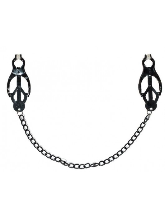 Зажимы на соски Darkside с цепочкой - Lola Games - купить с доставкой в Люберцах