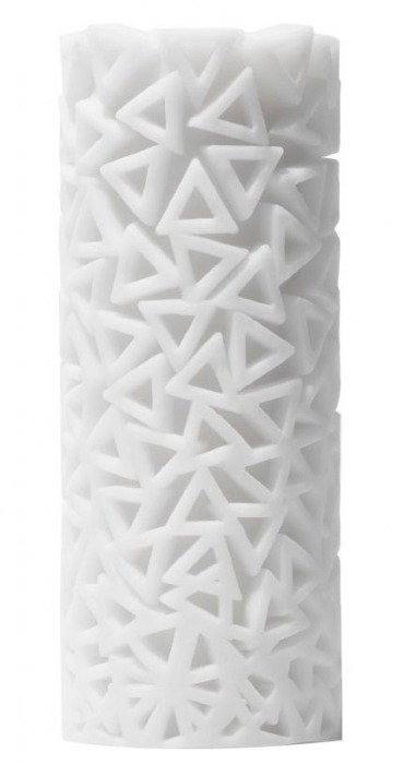 Белый 3D мастурбатор PILE - Tenga - в Люберцах купить с доставкой