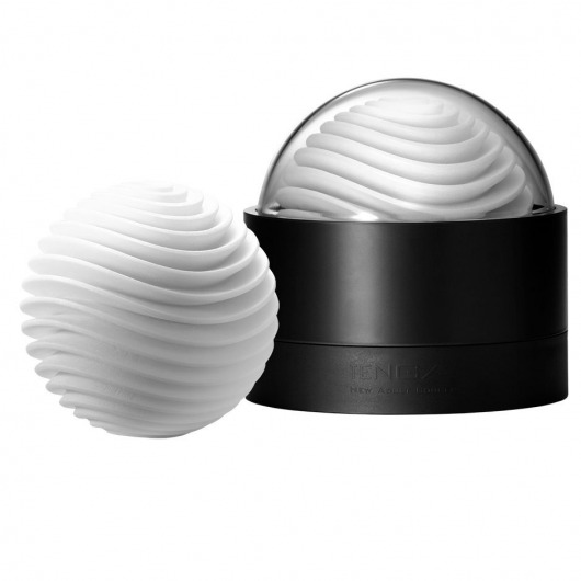 Белый мастурбатор Tenga Geo Aqua - Tenga - в Люберцах купить с доставкой
