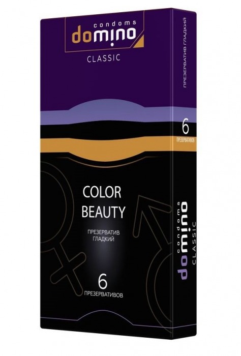 Разноцветные презервативы DOMINO Colour Beauty - 6 шт. - Domino - купить с доставкой в Люберцах