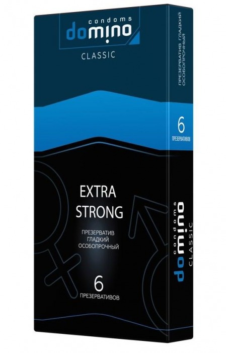 Суперпрочные презервативы DOMINO Extra Strong - 6 шт. - Domino - купить с доставкой в Люберцах