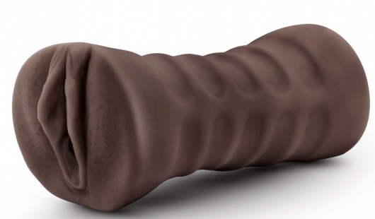 Коричневый мастурбатор-вагина Hot Chocolate Brianna - Blush Novelties - в Люберцах купить с доставкой