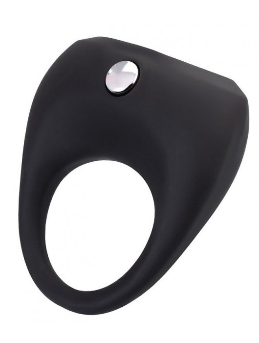 Черное эрекционное виброкольцо Erotist Cosm - Erotist Adult Toys - в Люберцах купить с доставкой