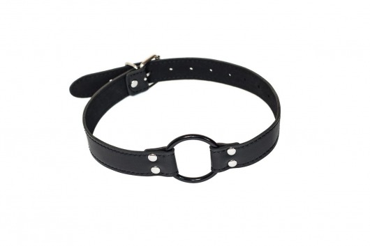 Черный кляп-кольцо Modesty - Lola Games - купить с доставкой в Люберцах