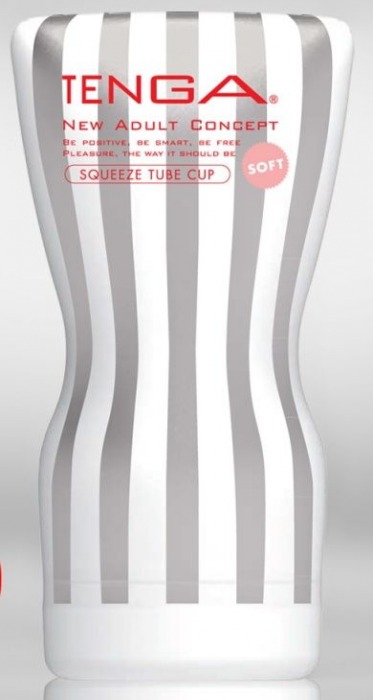 Мастурбатор TENGA Squeeze Tube Cup Soft - Tenga - в Люберцах купить с доставкой