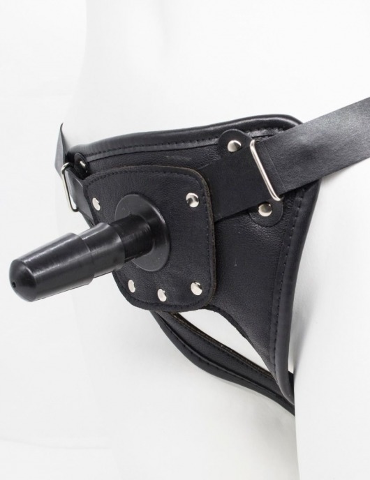 Черный пояс для насадок CLASS STRAP Restyling - LOVETOY (А-Полимер) - купить с доставкой в Люберцах