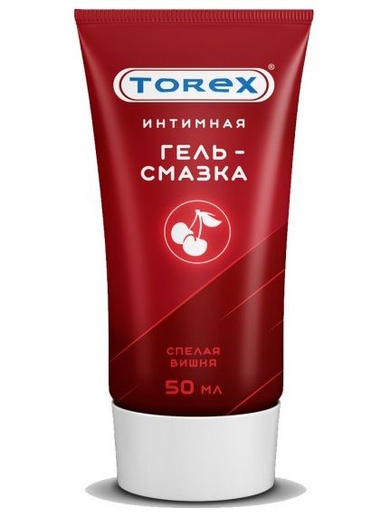 Смазка на водной основе TOREX  Спелая вишня  - 50 мл. - Torex - купить с доставкой в Люберцах