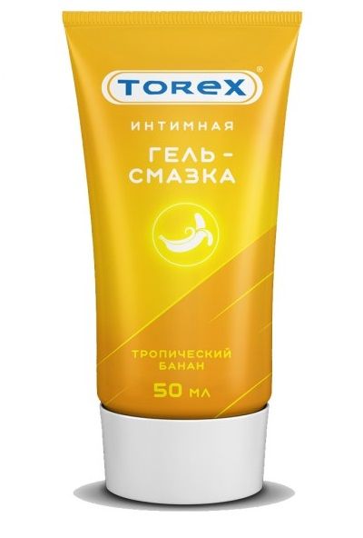 Смазка на водной основе TOREX  Тропический банан  - 50 мл. - Torex - купить с доставкой в Люберцах