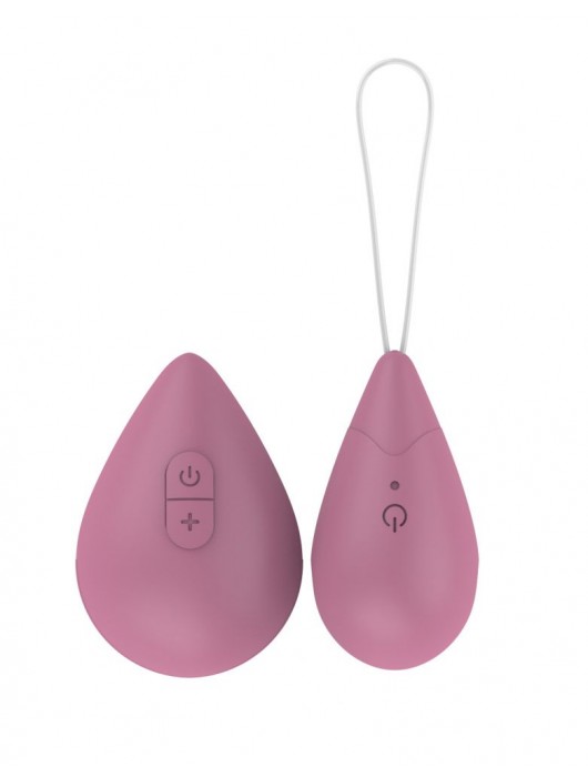 Розовое виброяйцо Best с пультом ДУ - Lola Games