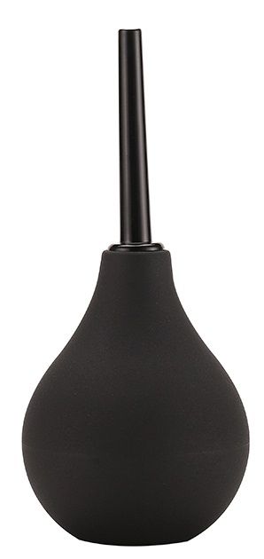 Черный анальный душ ANAL DOUCHE с прямым наконечником - Dream Toys - купить с доставкой в Люберцах