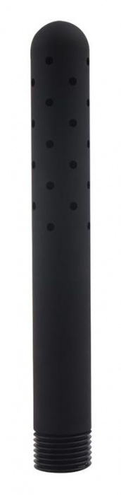 Черная насадка для анального душа ANAL DOUCHE - 15 см. - Dream Toys - купить с доставкой в Люберцах
