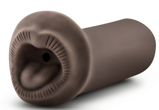 Коричневый мастурбатор-ротик Naughty Nicole - Blush Novelties - в Люберцах купить с доставкой