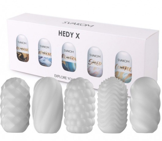 Набор из 5 мастурбаторов Hedy X5 Mixed - Svakom - в Люберцах купить с доставкой