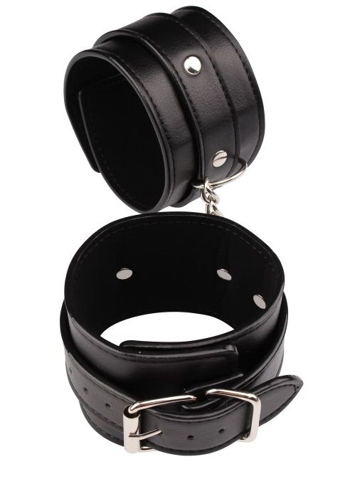 Черные оковы Classic Ankle Cuffs - Chisa - купить с доставкой в Люберцах
