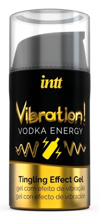 Жидкий интимный гель с эффектом вибрации Vibration! Vodka Energy - 15 мл. - INTT - купить с доставкой в Люберцах