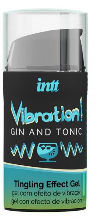 Жидкий интимный гель с эффектом вибрации Vibration! Gin   Tonic - 15 мл. - INTT - купить с доставкой в Люберцах