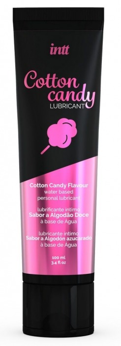 Интимный гель на водной основе Cotton Candy Lubricant - 100 мл. - INTT - купить с доставкой в Люберцах