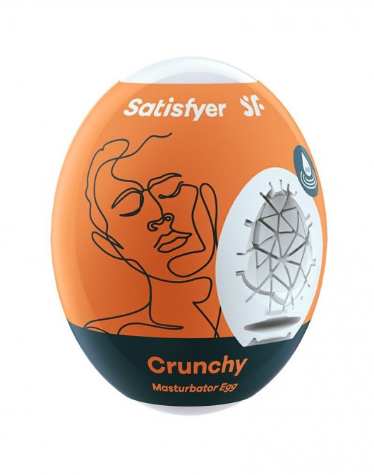 Мастурбатор-яйцо Satisfyer Crunchy Mini Masturbator - Satisfyer - в Люберцах купить с доставкой